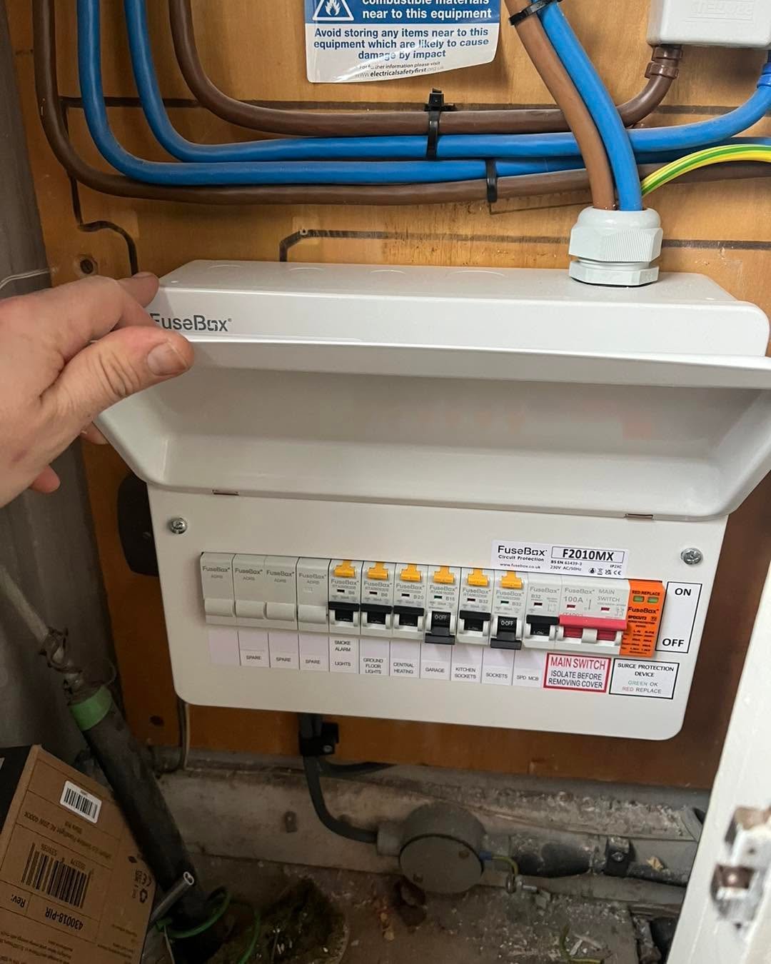 RCD, RCBO or MCB tripping