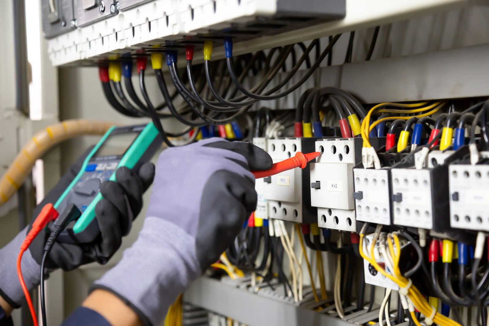 Old fuse board with rewireable carriers